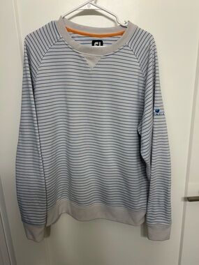 Footjoy Men’s Stripped Crewneck
